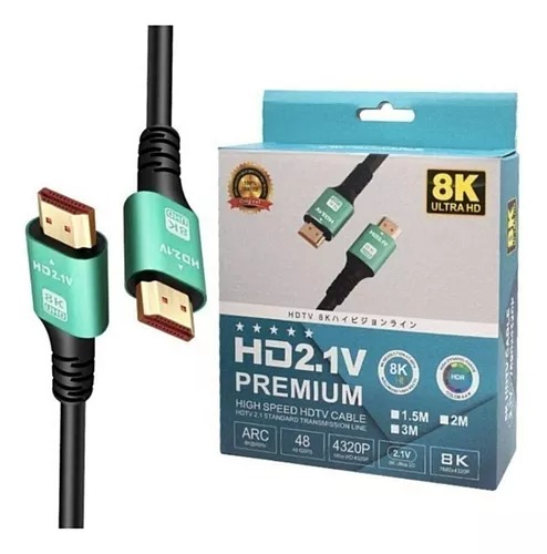 Cable Alta Definición HDMI Hd 2.1v 8k 3M